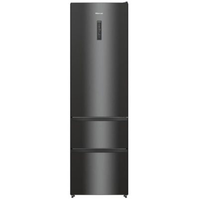 Réfrigérateur combiné - HISENSE - RM469N4AFD1 - Multi-portes - 368 L - No Frost (Sans givre) - Noir - L  60 x 66,3 x H 200 cm