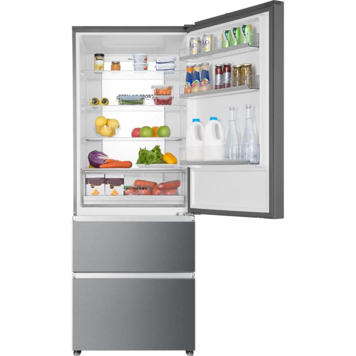 Refrigrateur-conglateur HAIER A3FE743CPJ - Twin Cooling - Capacit 450L - Inox - Classe E – Image 3
