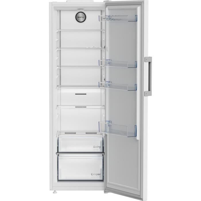 Réfrigérateur monoporte tout utile - BEKO - B1RMLNE444W - Froid ventilé - Classe E - 365 L - 186,5 x 59,7 x 70,9 cm - Blanc – Image 5