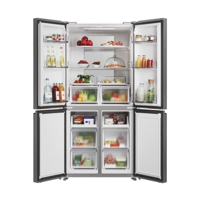 Réfrigérateur multi-portes CANDY CFQQ5T817EPS - 463L (307 + 156L) - No Frost - Classe E - Silver – Image 4