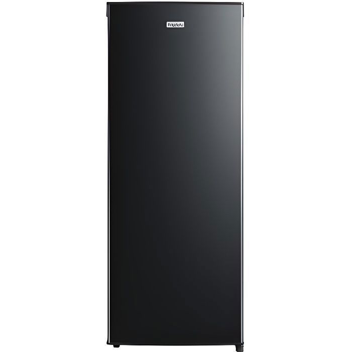 Réfrigérateur FrigeluX RA235NE – 230L – Noir – 55x55x142 cm – 4 clayettes – Bac légumes – Classe E – 40 dB