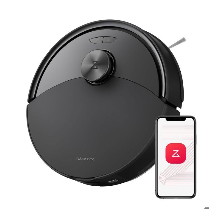 Roborock Q10 S5 Aspirateur Robot 10000 Pa Aspiration, Double Anti-emmêlement,Levage des Serpillères de 8 mm, Évitement d'obstacles