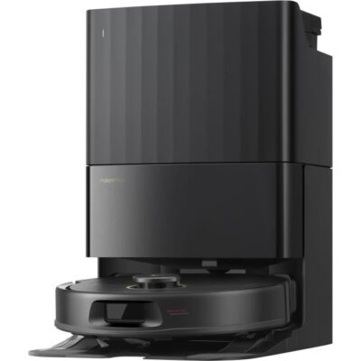 ROBOROCK QREVO 5AE - Aspirateur Robot Laveur avec Station - Puissance 12000 Pa - Serpillières FlexiArm - Double Anti-emmêlement