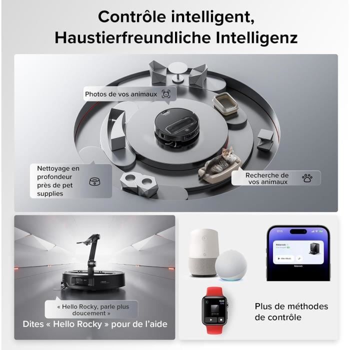 ROBOROCK SAROS Z70 - Aspirateur Robot Laveur - Bras articulé OmniGrip - Puissance 22000 Pa - Conception Ultra Fine – Image 7