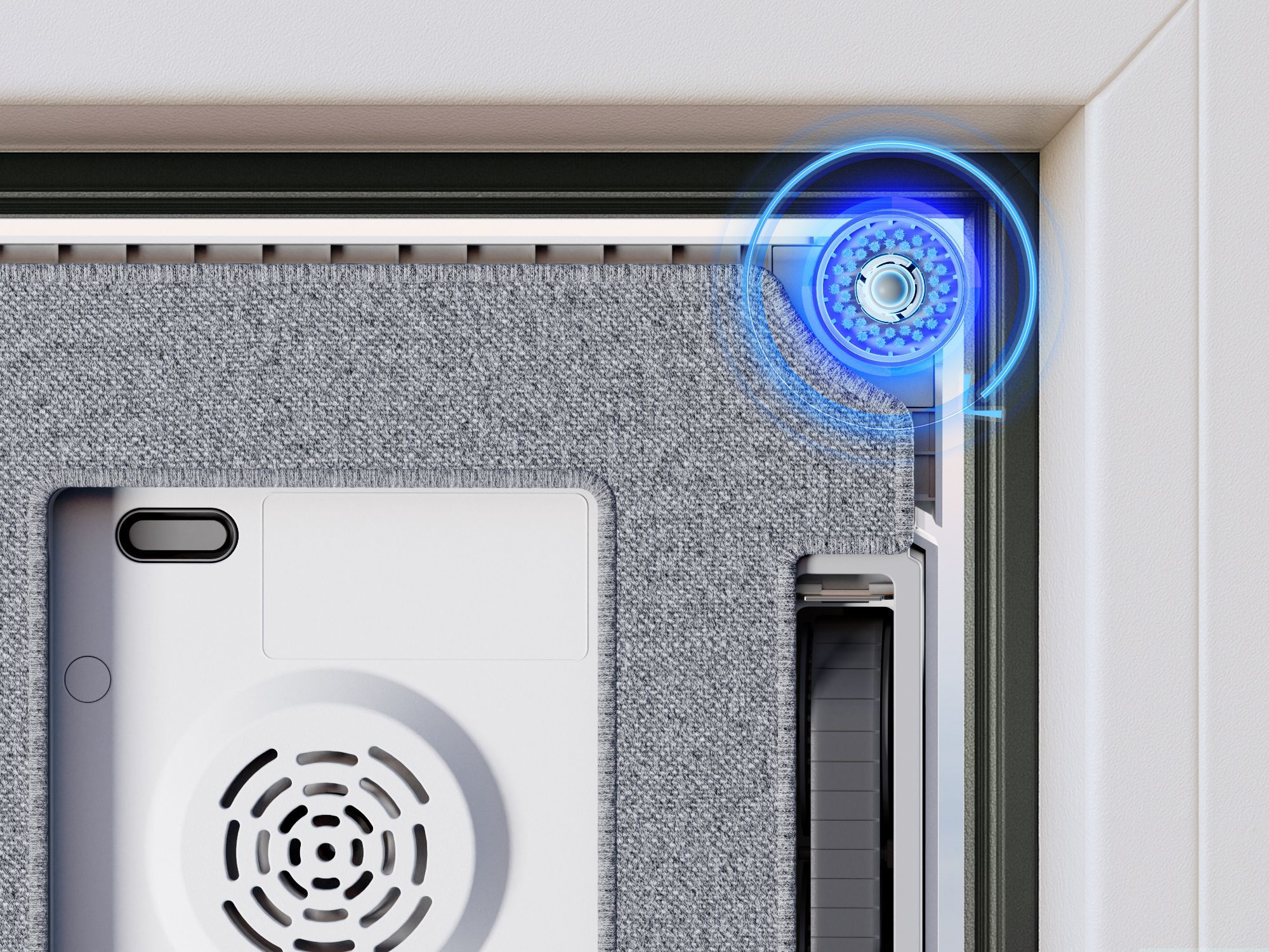 Robot laveur de vitre - DREAME - C1 - 5500 Pa - 63 dBA - Blanc – Image 9