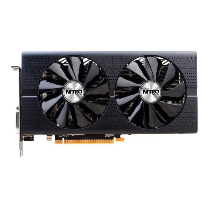 Carte graphique - Sapphire - NITRO+ RX 480 - 4 Go GDDR5 - PCIe 3.0 x16 - DVI, HDMI, DisplayPort – Image 2