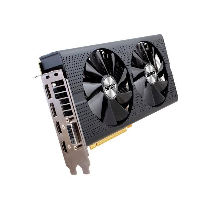 Carte graphique - Sapphire - NITRO+ RX 480 - 4 Go GDDR5 - PCIe 3.0 x16 - DVI, HDMI, DisplayPort – Image 4