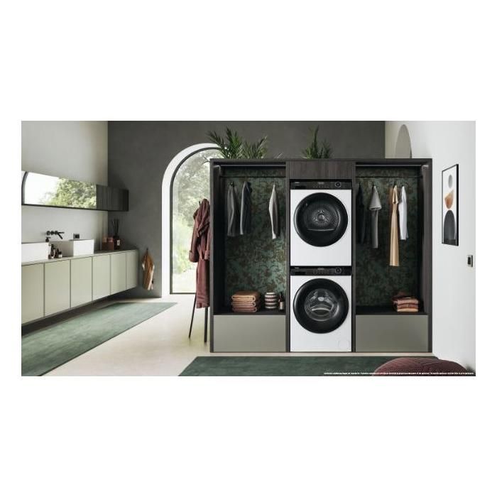 Sèche-linge - HAIER - HD90-A2939-FR - Capacité 9 kg - Technologie avancée - Blanc – Image 6