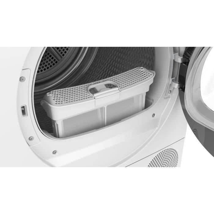 Sèche-linge pompe à chaleur BOSCH WTH8300DFR SER4 - 8 kg - Blanc – Image 5