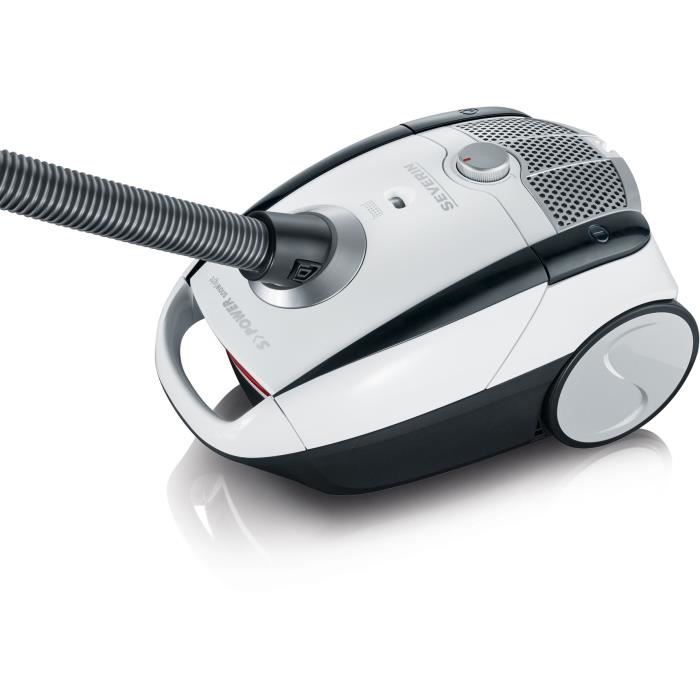 SEVERIN BC7035 Aspirateur avec sac, Capacité du sac microfibre à fermeture hygiénique : 2 L, Brosse soft sound + brosse parquet XL – Image 2