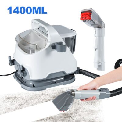 Shampouineuse Nettoyeur Canapé Tissu 650W 12KPa Injecteur Extracteur, Nettoyeur Détacheur pour Tapis, Moquettes, Meubles, Auto