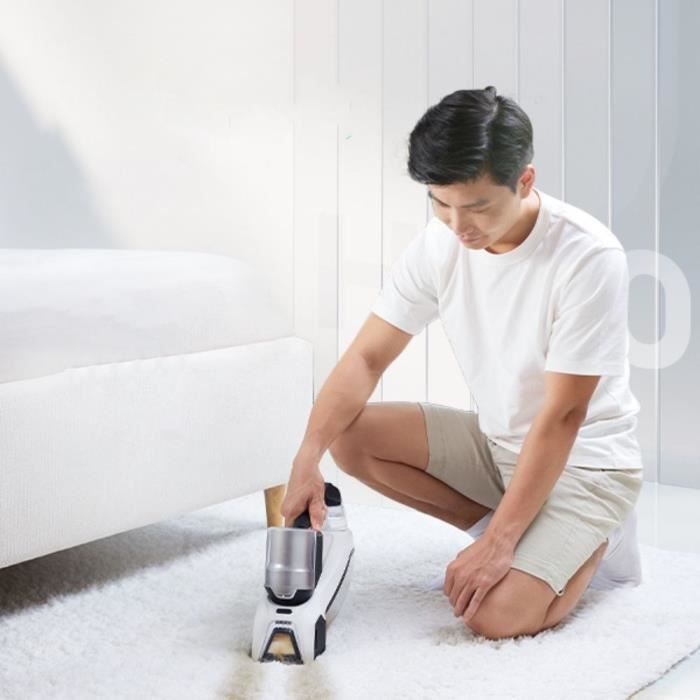 Shampouineuse sans fil - EZICLEAN SPOT REMOVER W100 - 15000 Pa - 60 W - 20 min - 0,5 L - Blanc / Gris – Image 2