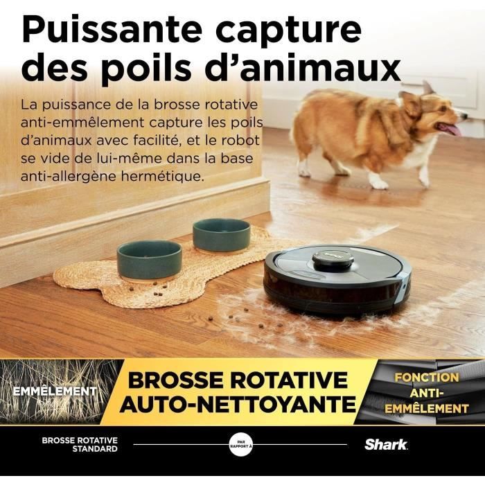 Shark Matrix Plus RV2620WAEU - Robot Aspirateur et Laveur auto-vidant 2-en-1 - Nettoie les coins et les angles - Couverture optimale – Image 4