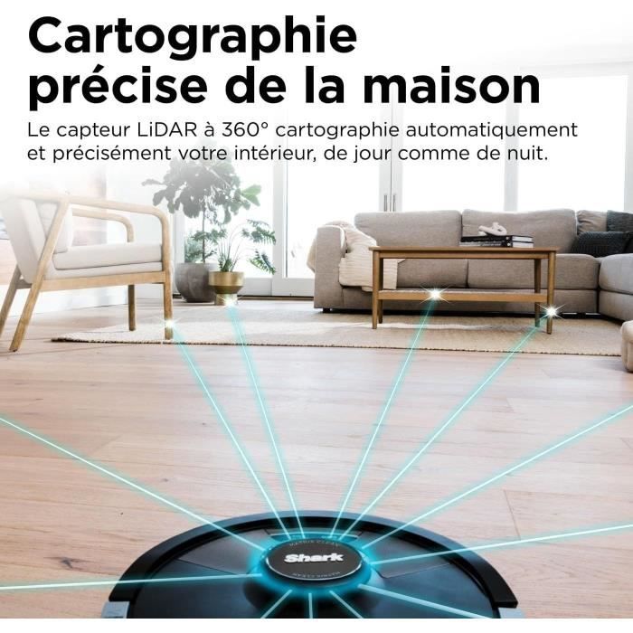 Shark Matrix Plus RV2620WAEU - Robot Aspirateur et Laveur auto-vidant 2-en-1 - Nettoie les coins et les angles - Couverture optimale – Image 7