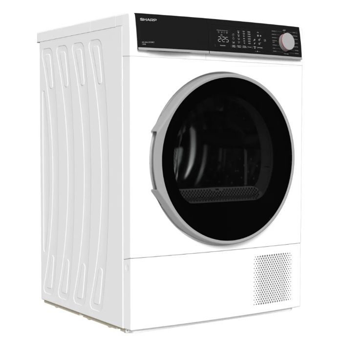 Sèche-linge - SHARP - KDNHL2S7GW2 - 12kg - Pompe à chaleur - Blanc – Image 2