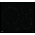Table de cuisson induction SAUTER - 3 foyers - L60 cm - SI934B - 7200W - Noir – Image 2