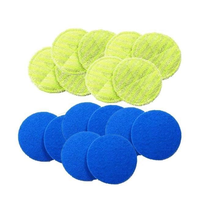 Tampon de Rechange pour Balai de Vadrouille éLectrique Rotatif sans Fil pour Vadrouille éLectrique sans Fil 16 pcs Multi SERPILLERE