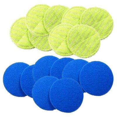 Tampon de Rechange pour Balai de Vadrouille éLectrique Rotatif sans Vadrouille 8 Tapis en Microfibre et  TAPIS DE PROTECTION DE SOL