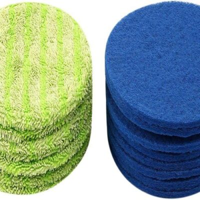 Tampon de Rechange pour Balai de Vadrouille éLectrique Rotatif sans Fil pour Vadrouille éLectrique sans Fil Comprenant 8