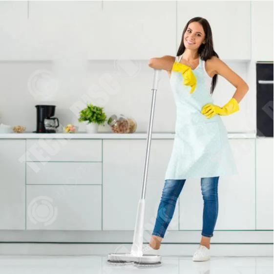 Vadrouille électrique - TD® - Sans fil - 2000mAh - 1 heure d'autonomie - Blanc – Image 2