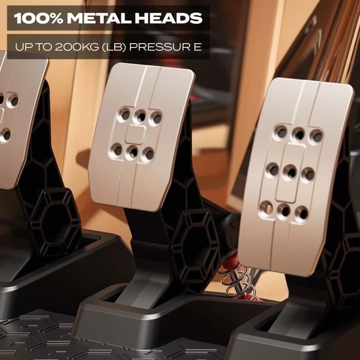 Thrustmaster - T3PM - Pédales Magnétiques - Compatible PS5, PS4, Xbox One, Xbox Series X|S, PC – Image 5