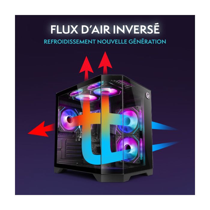 Vibox I-506 PC Gamer • AMD Ryzen 3 3200G 4,0 GHz • Radeon Vega 8 • 16 Go RAM • 1 To NVMe SSD • Linux OS • WiFi – Image 3