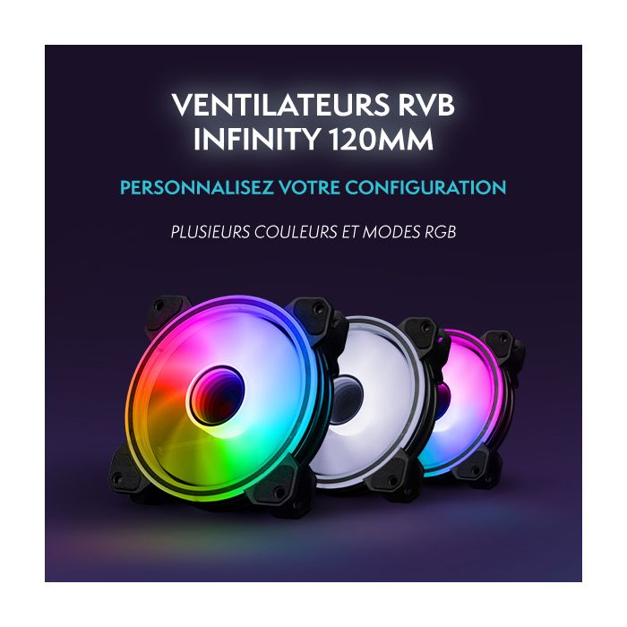 Vibox VI-150 PC Gamer Complet • 22" Écran • AMD Ryzen 3 3200G 4,0 GHz • Radeon Vega 8 • 8 Go RAM • 480 Go SSD • Linux OS • WiFi – Image 3