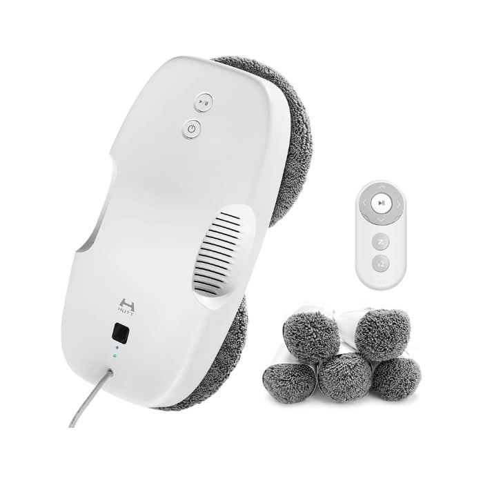 Aspirateur robot nettoyeur de vitres DDC55 HUTT blanc — compact, 65 dB – Image 2